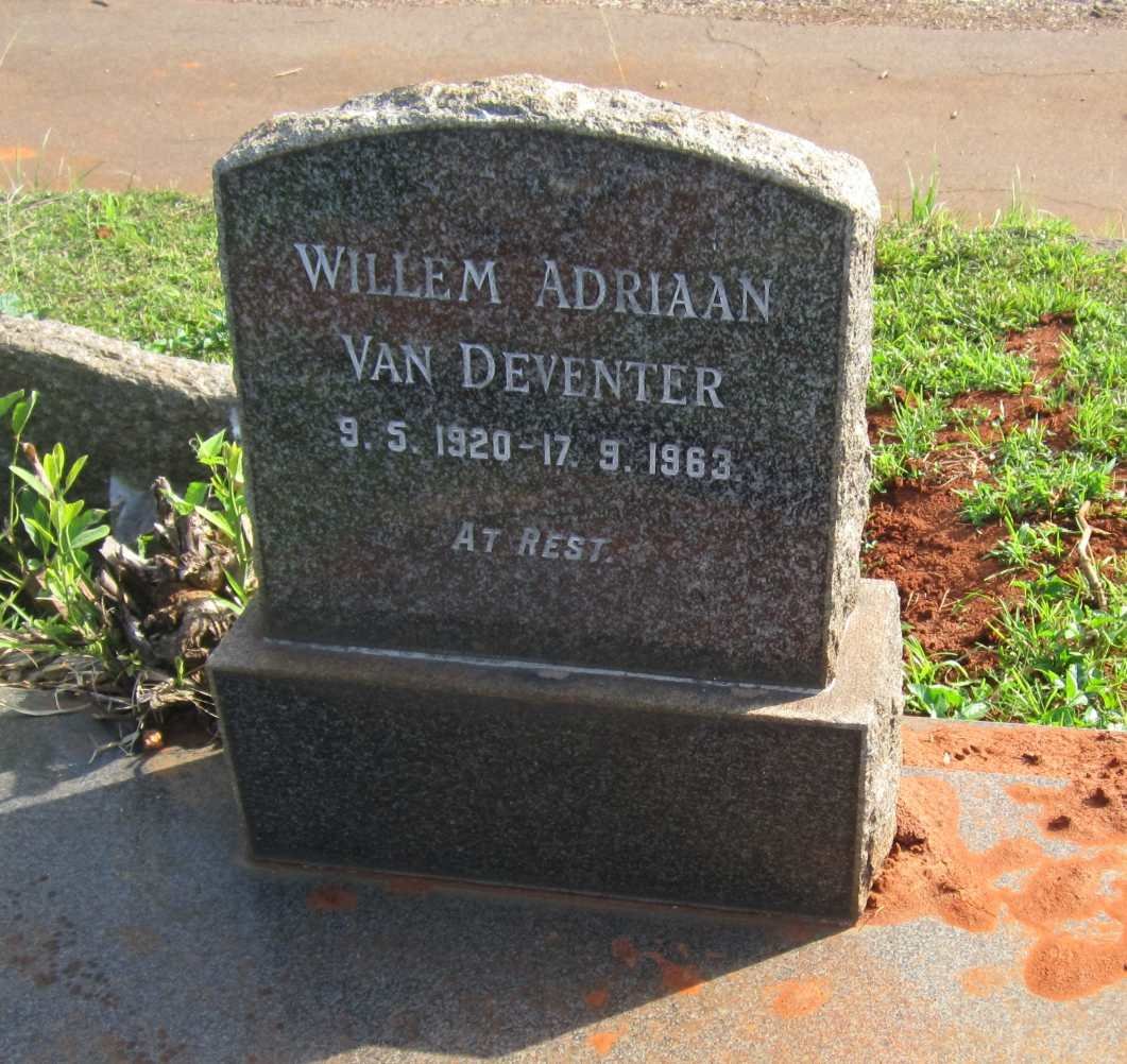 DEVENTER Willem Adriaan, van 1920-1963