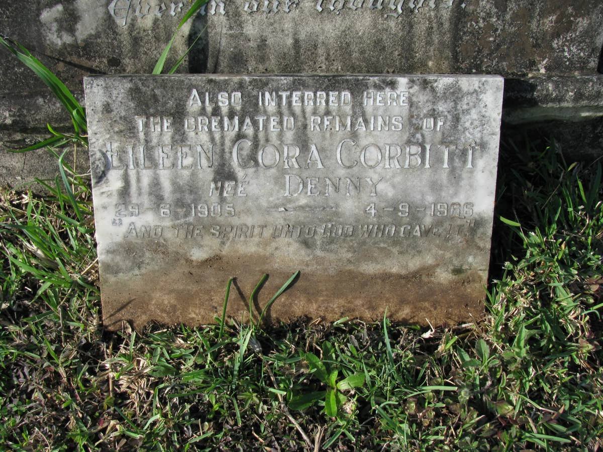 DENNY William Robert -1929 :: CORBITT Eileen Cora nee DENNY 1905-1966