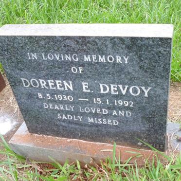 DEVOY Doreen E. 1930-1992