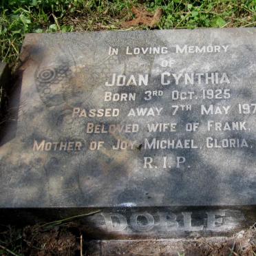 DOBLE Joan Cynthia 1925-1971