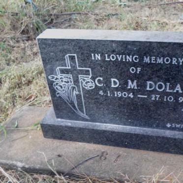 DOLAN C.D.M 1904-1990