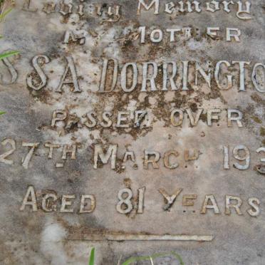 DORRINGTON S.S.A. -1937