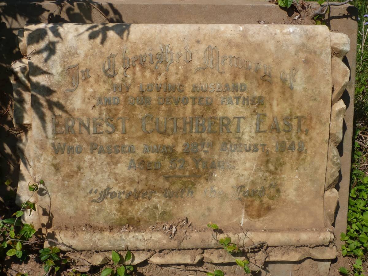 EAST Ernest Cuthbert -1949