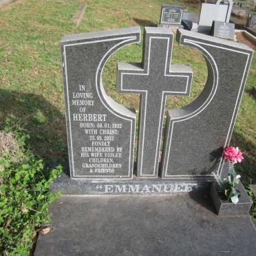 EMMANUEL Herbert 1932-2013