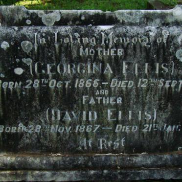 ELLIS David 1867-1935 &amp; Georgina 1866-1916