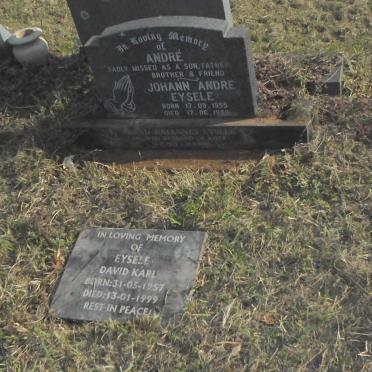 EYSELE Arend Johannes 1929-1994 :: EYSELE Johann Andre 1955-1989