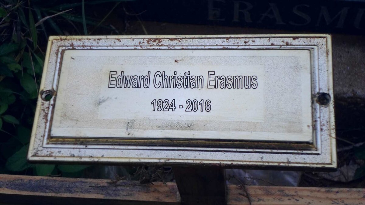 ERASMUS Edward Christian 1924-2016