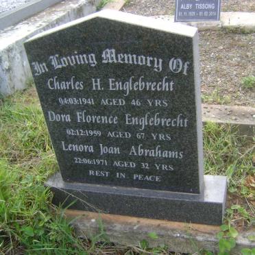 ENGLEBRECHT Charles H. -1941 :: Dora Florence -1959 :: ABRAHAMS Lenora Joan -1971