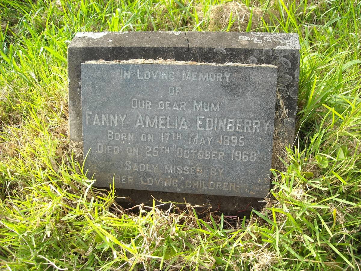 EDINBERRY Fanny Amelia 1895-1968