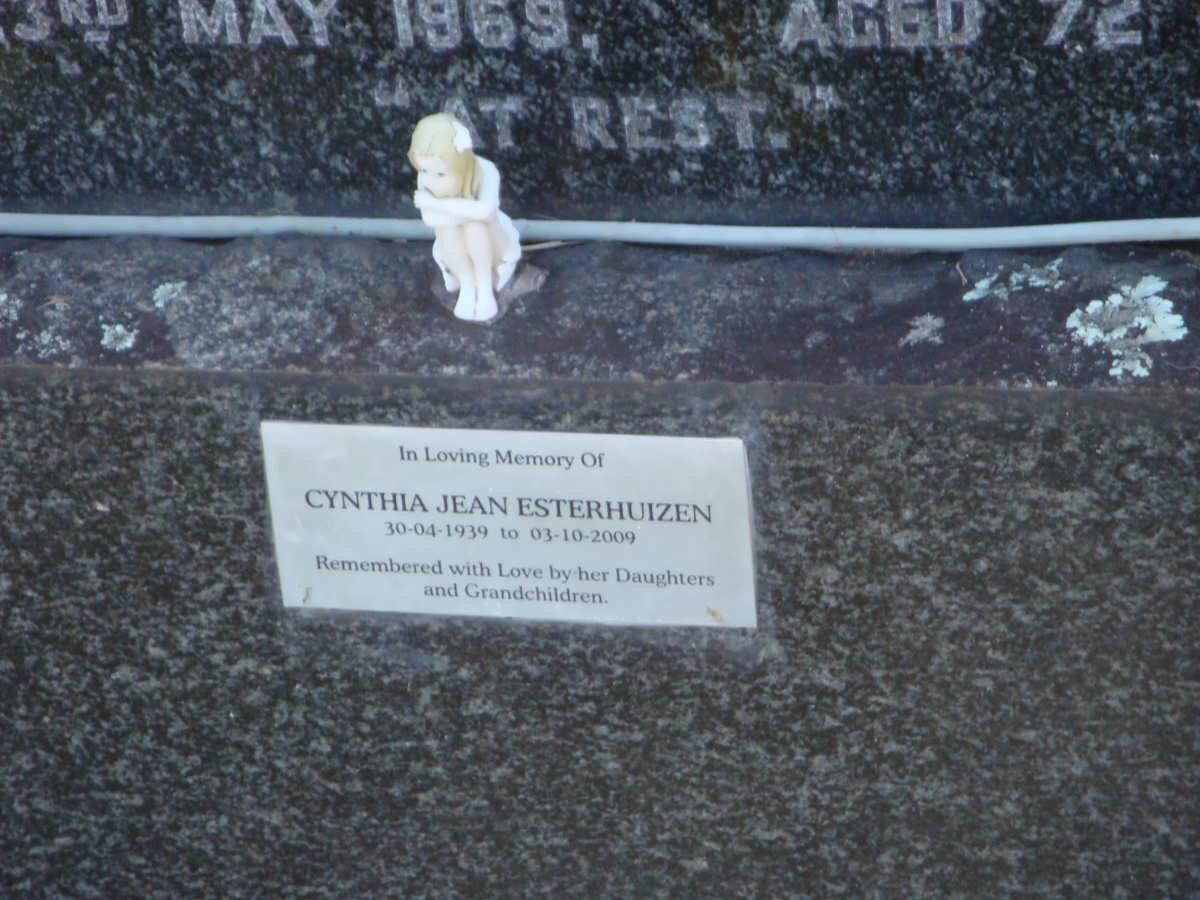 ESTERHUIZEN Cynthia Jean 1939-2009