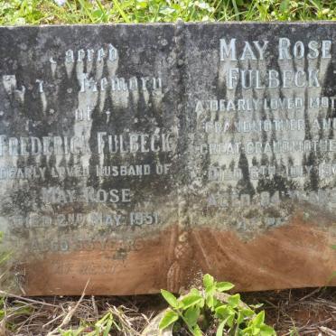 FULBECK Frederick -1951 &amp; May Rose -1974