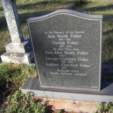 FISHER George 1887-1945 &amp; Jane Smith 1889-1940 :: FISHER George Crawford 1924-1993