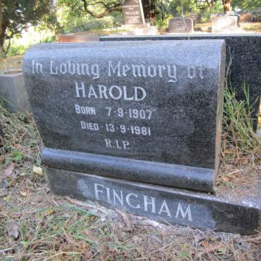FINCHAM Harold 1907-1981