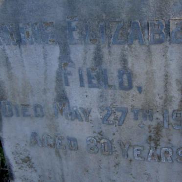 FIELD Annie Elizabeth -1950 