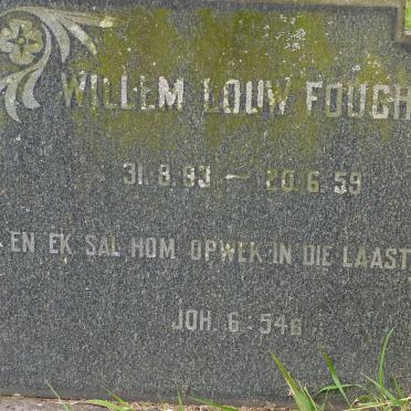 FOUCHE Willem Louw 1893-1959