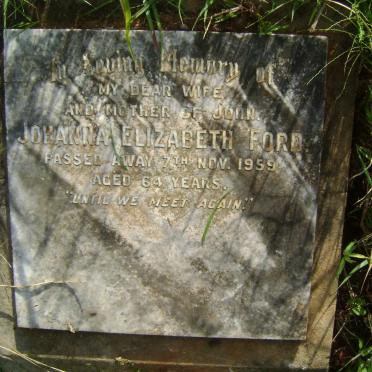 FORD Johanna Elizabeth -1959