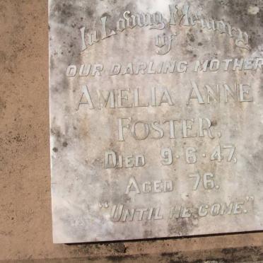 FOSTER Amelia Anne -1947 :: FOSTER Clarisse Aylin -1982