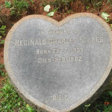 FORBES Reginald Charles 1936-1962