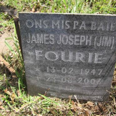 FOURIE James Joseph 1947-2006