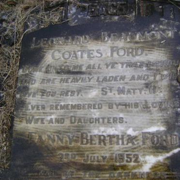 FORD Leonard Beaumont Coates -1944