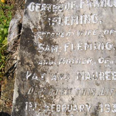 FLEMING Gertrude Frances -1934