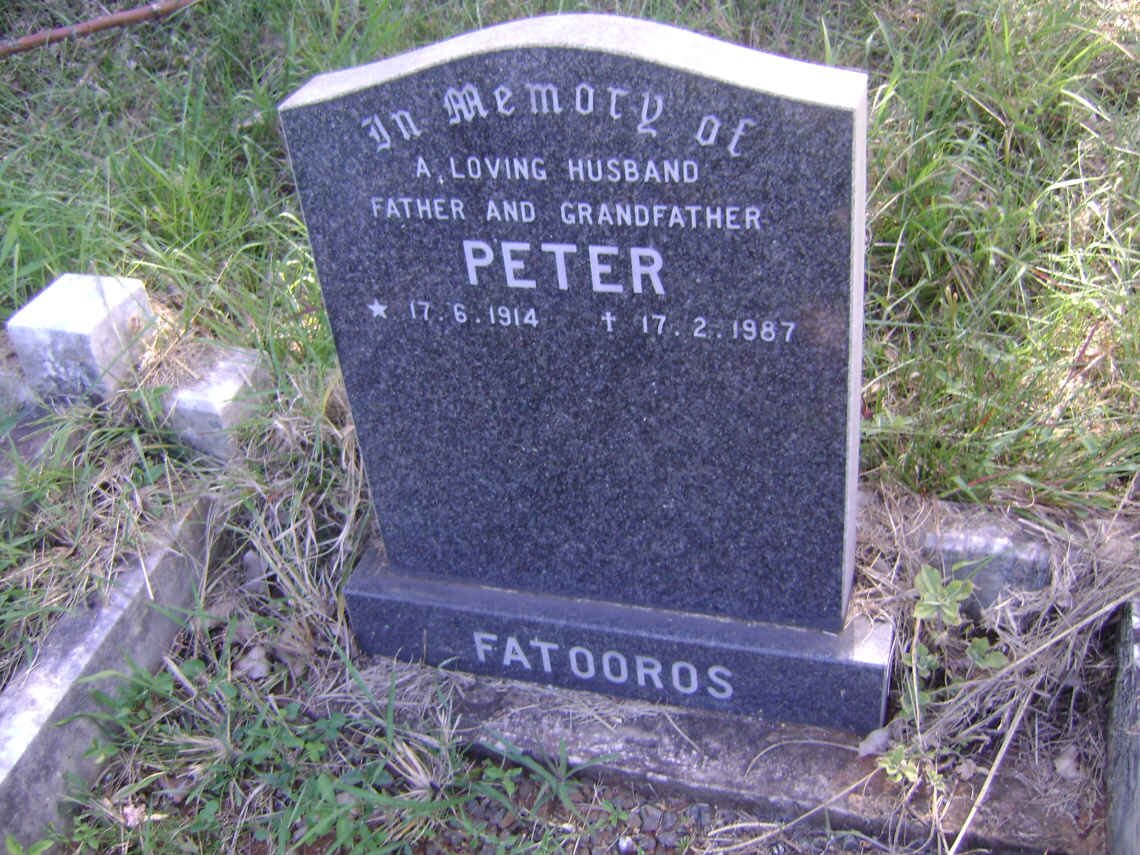 FATOOROS Estathus -1946 &amp; Elise -1961 :: FATOOROS Peter 1914-1987