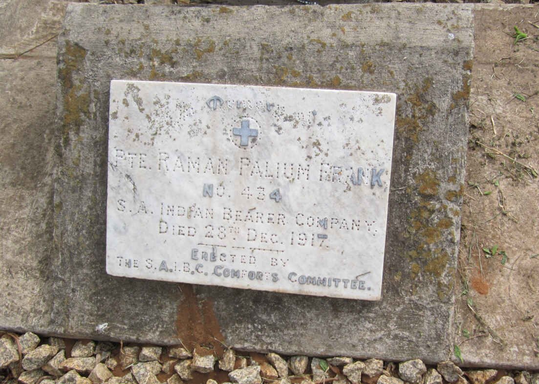 FRANK Raman Palium -1917