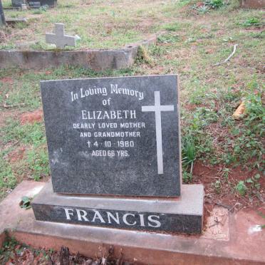 FRANCIS Elizabeth -1980