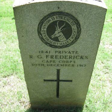 FREDERICKS R.G. -1917
