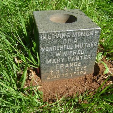 FRANCE Winifred Mary Panter -1979