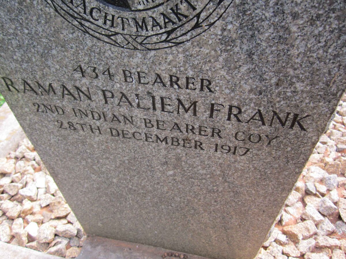 FRANK Raman Paliem -1917