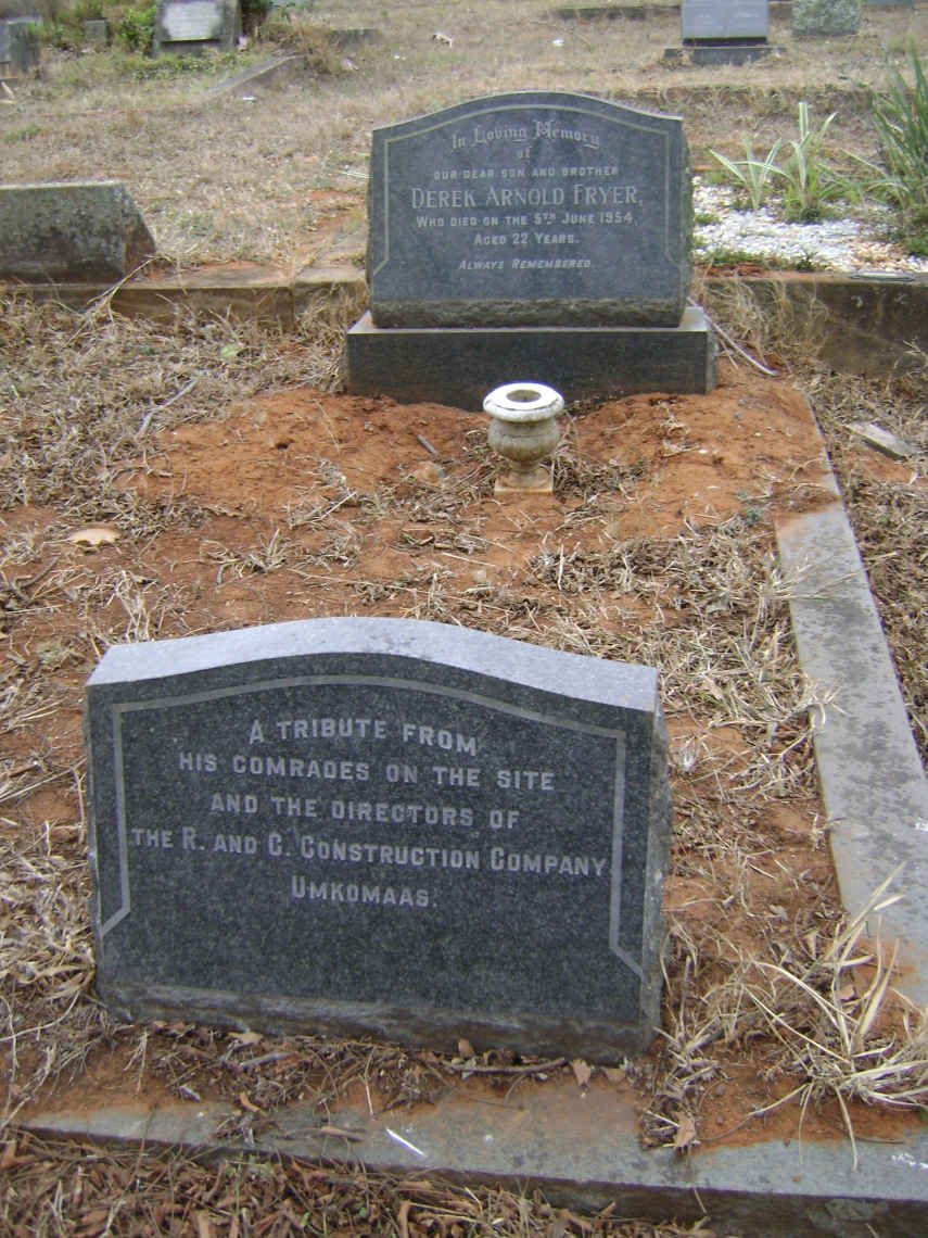 FRYER Derek Arnold -1954