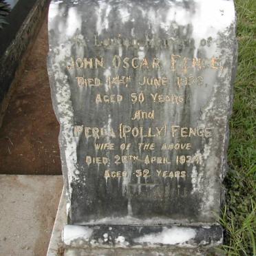 FENGE John Oscar -1933 &amp; Perla -1934