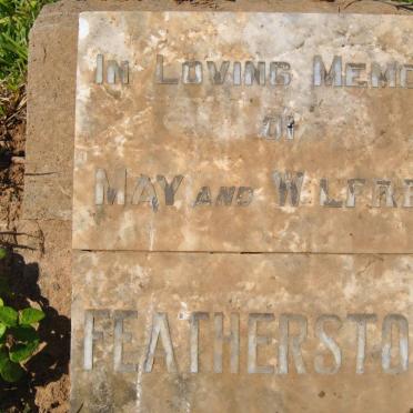 FEATHERSTONE John Wilfred -1938 :: FEATHERSTONE Mary Walton -1934