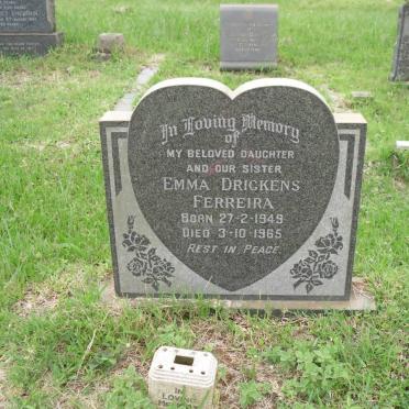 FERREIRA Emma Drickens 1949-1965