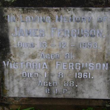 FERGUSON James -1953 &amp; Victoria -1961