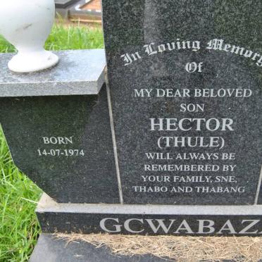 GCWABAZA Hector 1974-2003