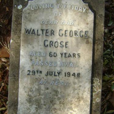 GROSE Walter George -1948