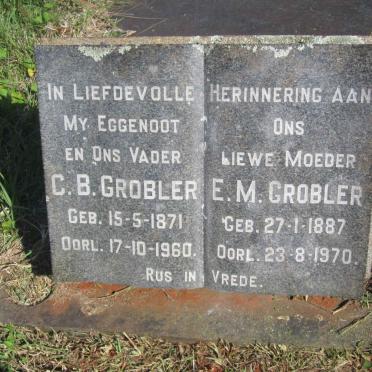 GROBLER Cornelius Barnardus - 1960 &amp; Emmerentia Magrietha -1970