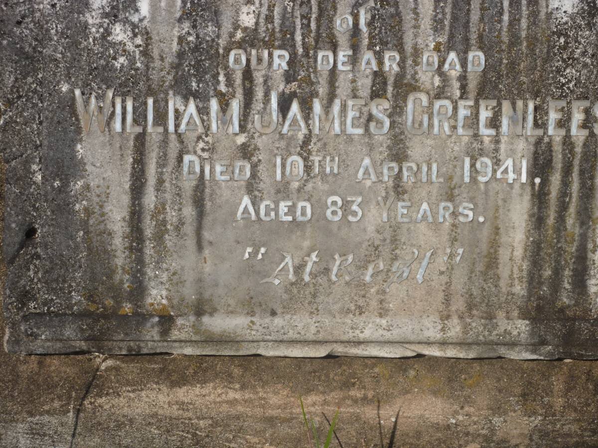 GREENLEES William James -1941 :: BROWN Thomas -1968 &amp; Elizabeth Lavinia -1965 :: BROWN Kenneth Gavin -1941