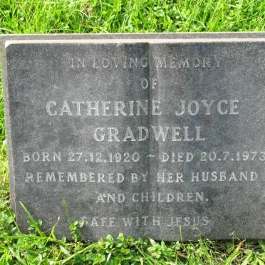 GRADWELL Catherine Joyce 1920-1973