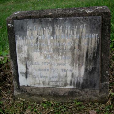 GRANT William Urquhart Martin -1931 