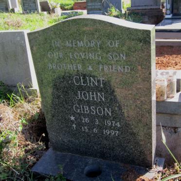 GIBSON Clint John 1974-1997