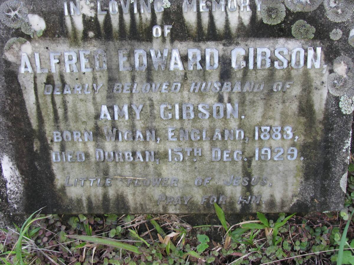 GIBSON Alfred Edward 1883-1929