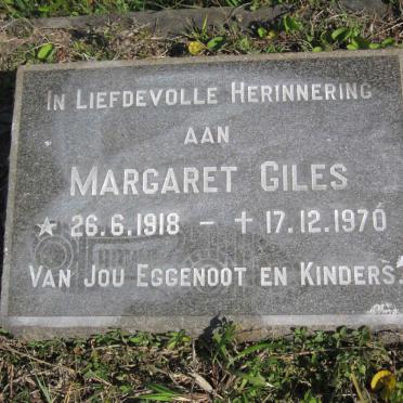 GILES Margaret 1918-1970