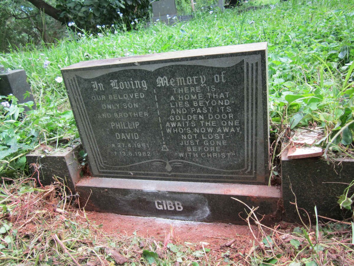 GIBB Phillip David 1961-1982