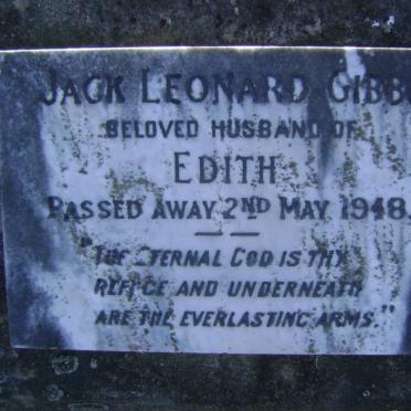 GIBBS Jack Leonard -1948