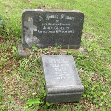 GILLIES John -1963 :: GILLIES Jessie Ryrie -1986