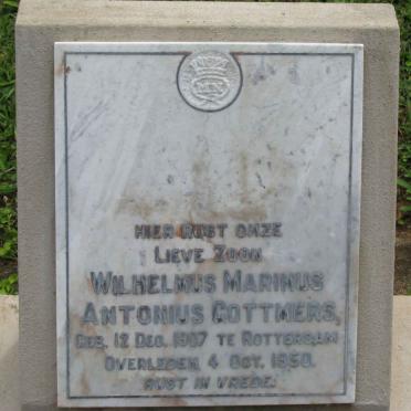 GOTTMERS Wilhelmus Marinus Antonius 1907-1950