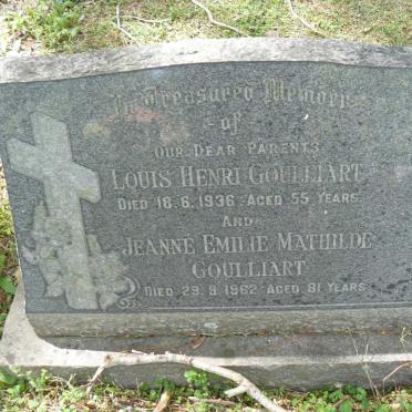 GOULLIART Louis Henri -1936 &amp; Jeanne Emilie Mathilde -1962